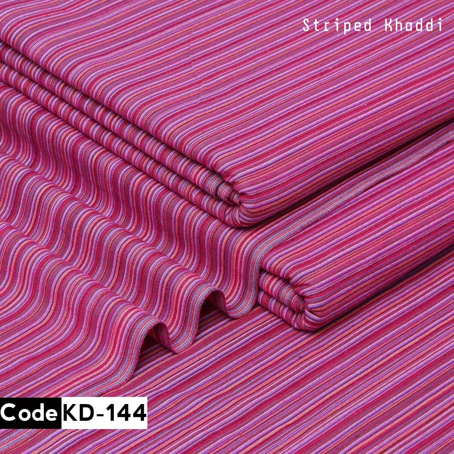 KD-144 Striped Khaddi