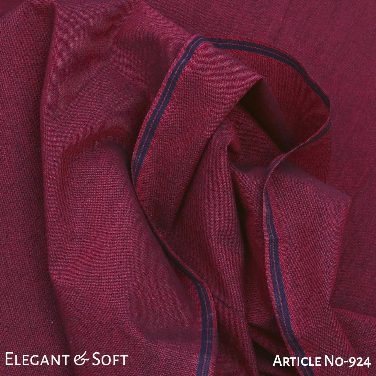 Dark Cherry-Summer Pima Khaddi 924