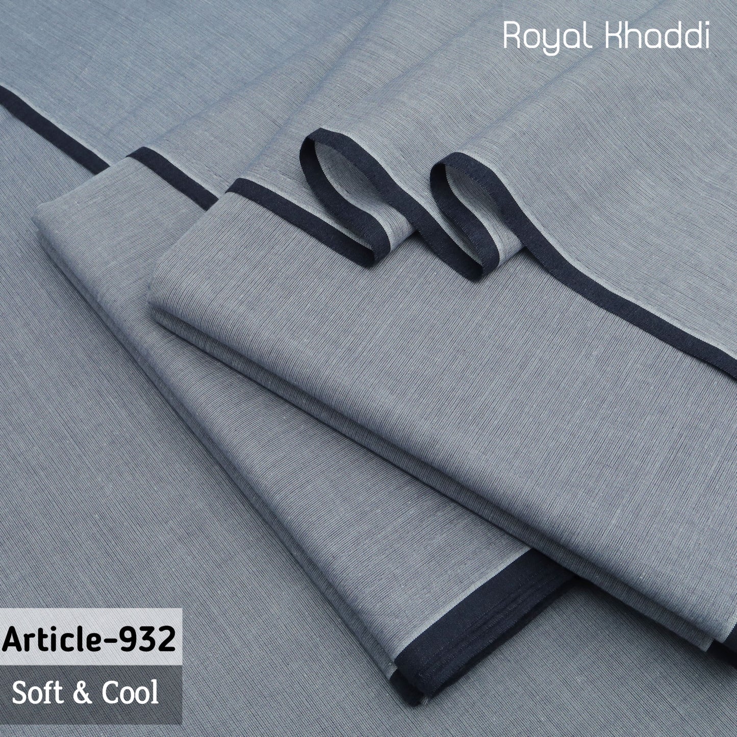Grey Summer Royal Khaddi-932