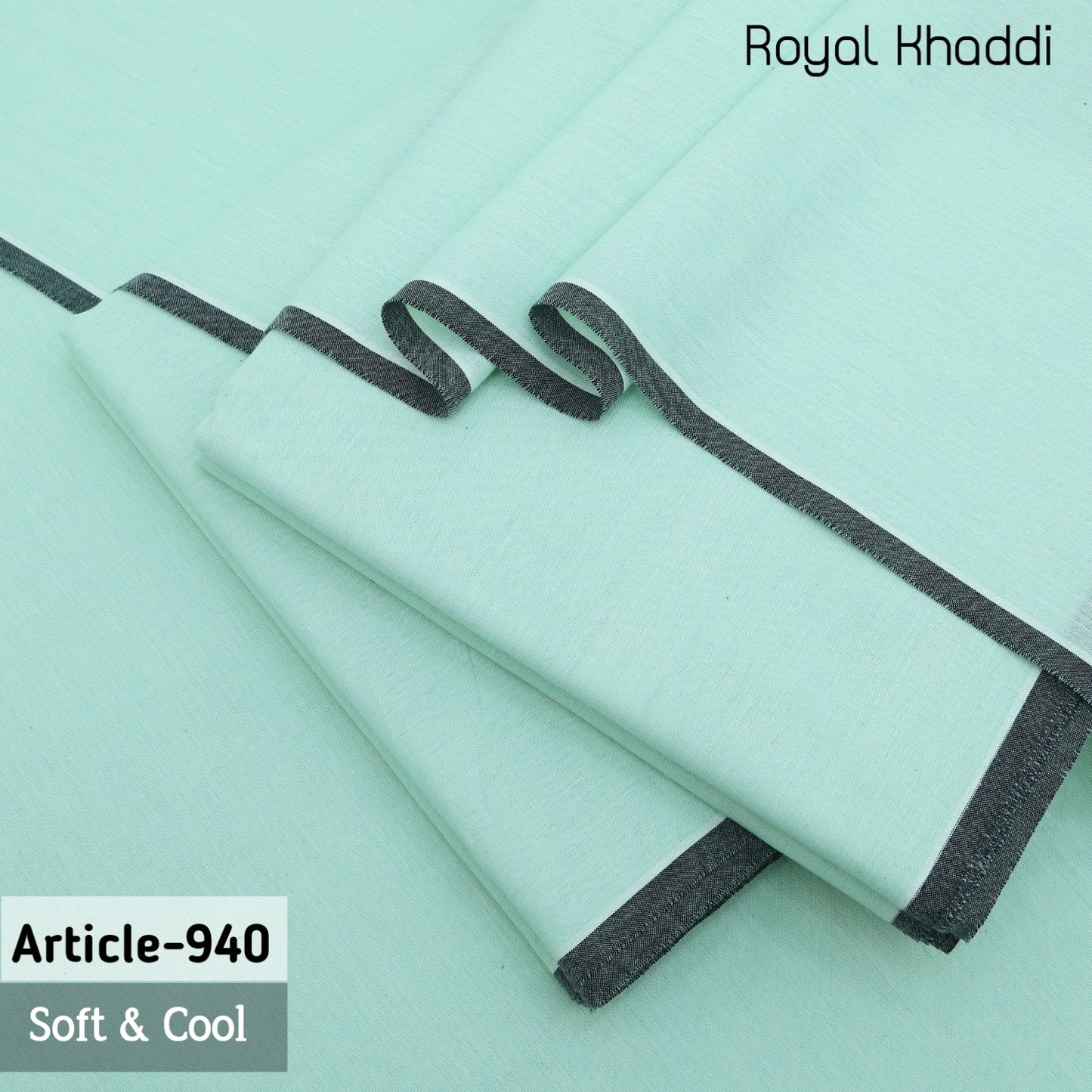 Mint Green Summer Royal Khaddi-940