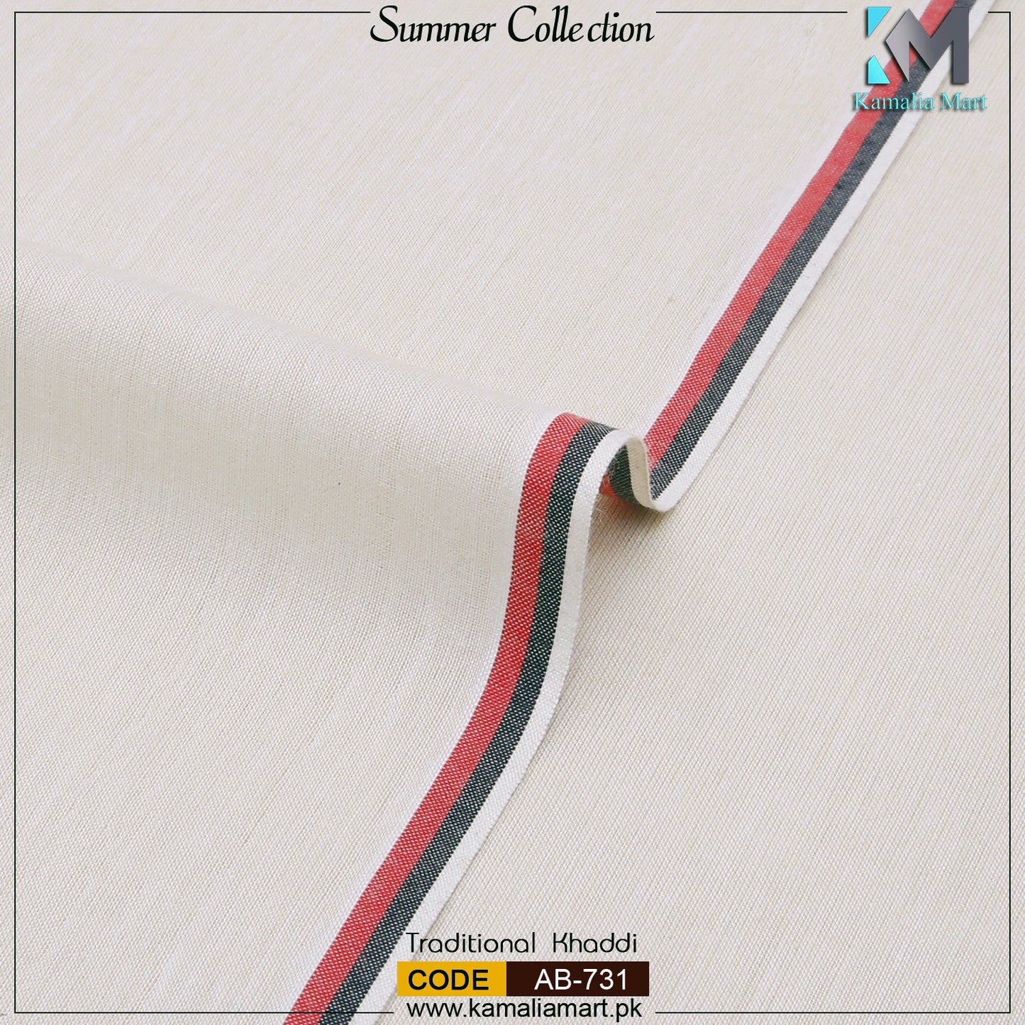 Rice Color Premium Summer Lawn Khaddi-731
