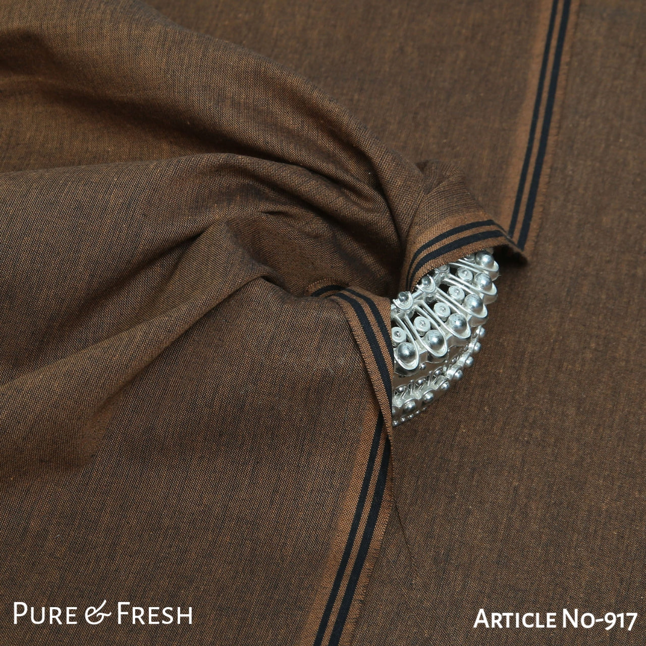 Coffee Brown-Summer Pima Khaddi 917