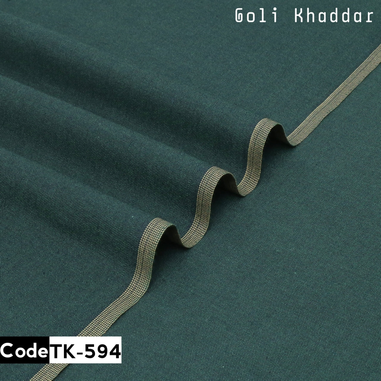 Deep Green-Most Premium Goli Khaddar Tk-594