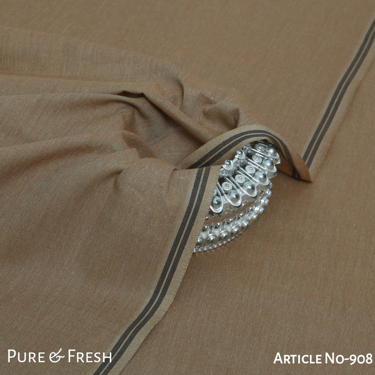 Lite Brown-Summer Pima Khaddi 908