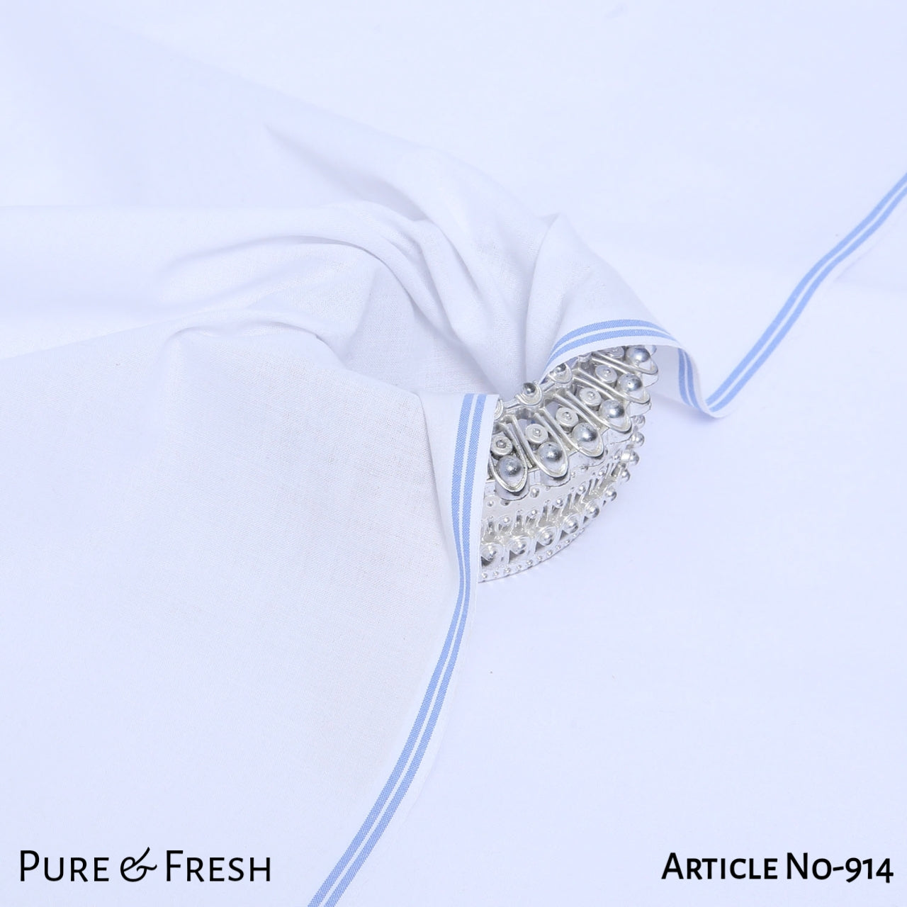 Super White-Summer Pima Khaddi 914