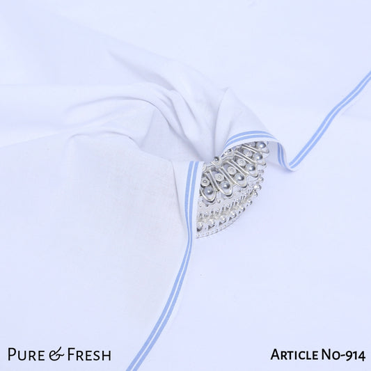 Super White-Summer Pima Khaddi 914