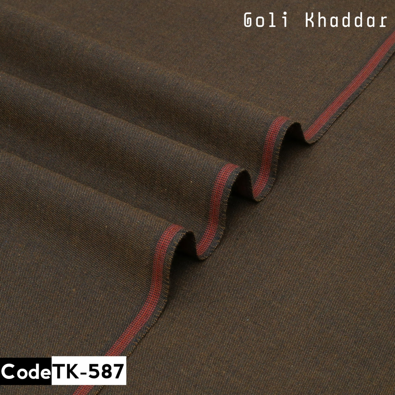 Wood Brown-Most Premium Goli Khaddar Tk-587