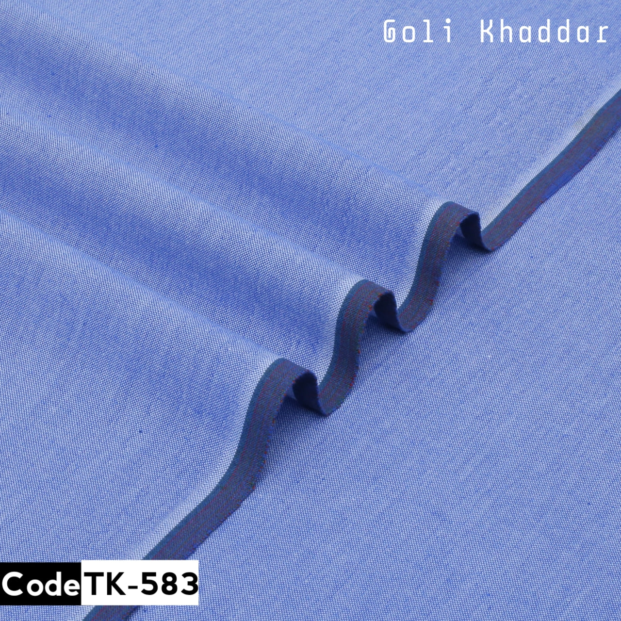 Lite Sky Blue-Most Premium Goli Khaddar Tk-583
