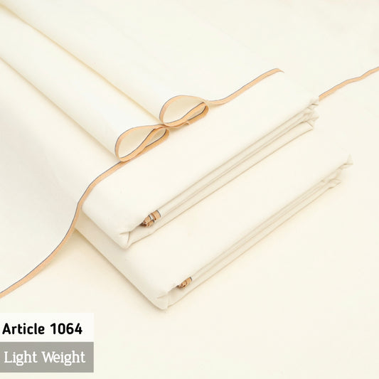 Cream Summer Pima Khaddi-1064