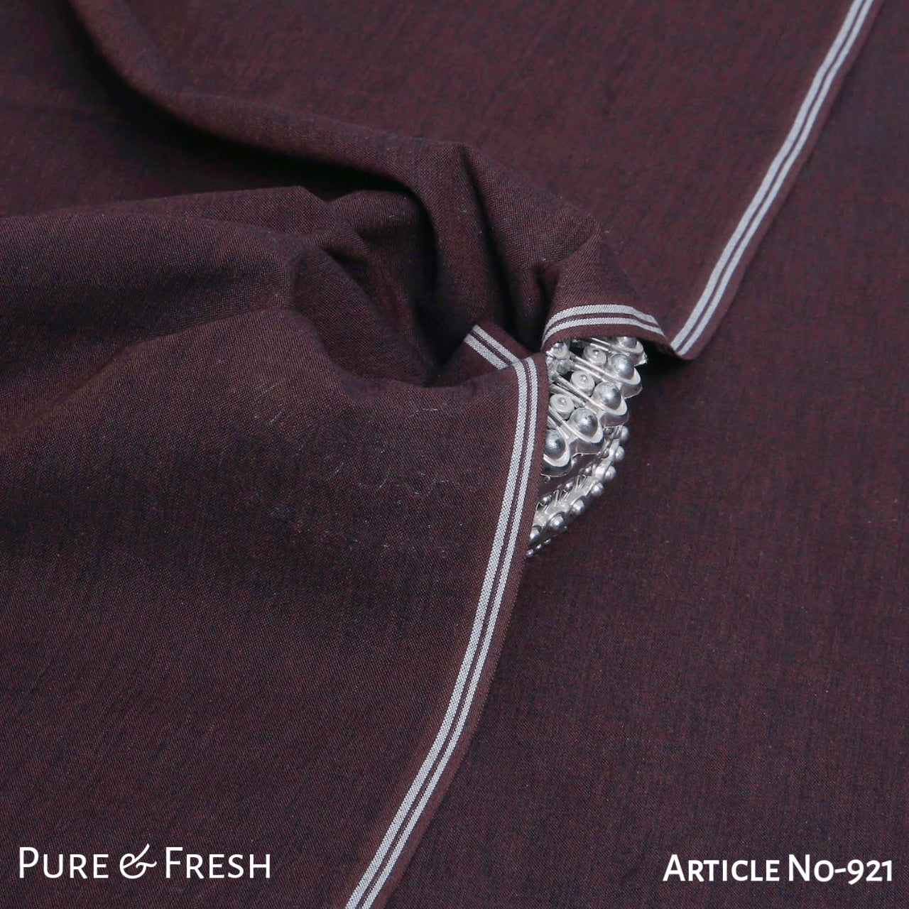Dark Maroon-Summer Pima Khaddi 921