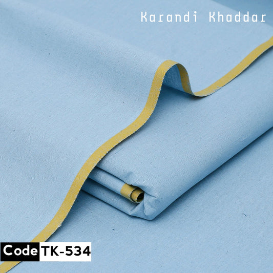 Karandi Khaddar color aqua