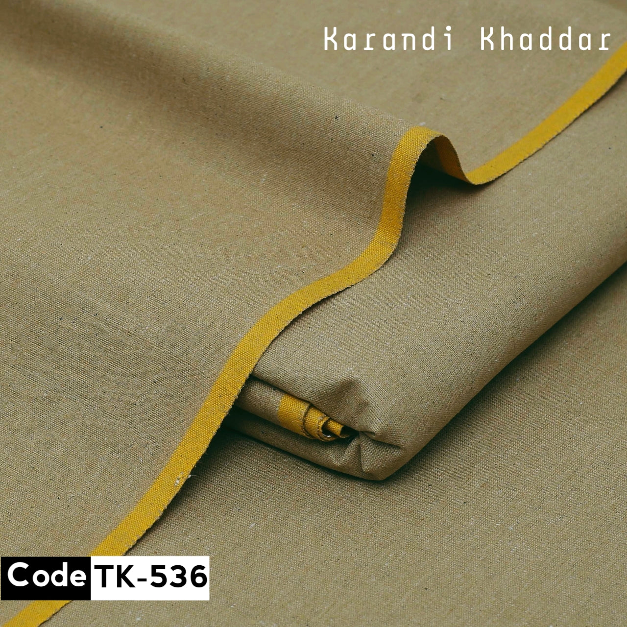 Karandi Khaddar color khaki