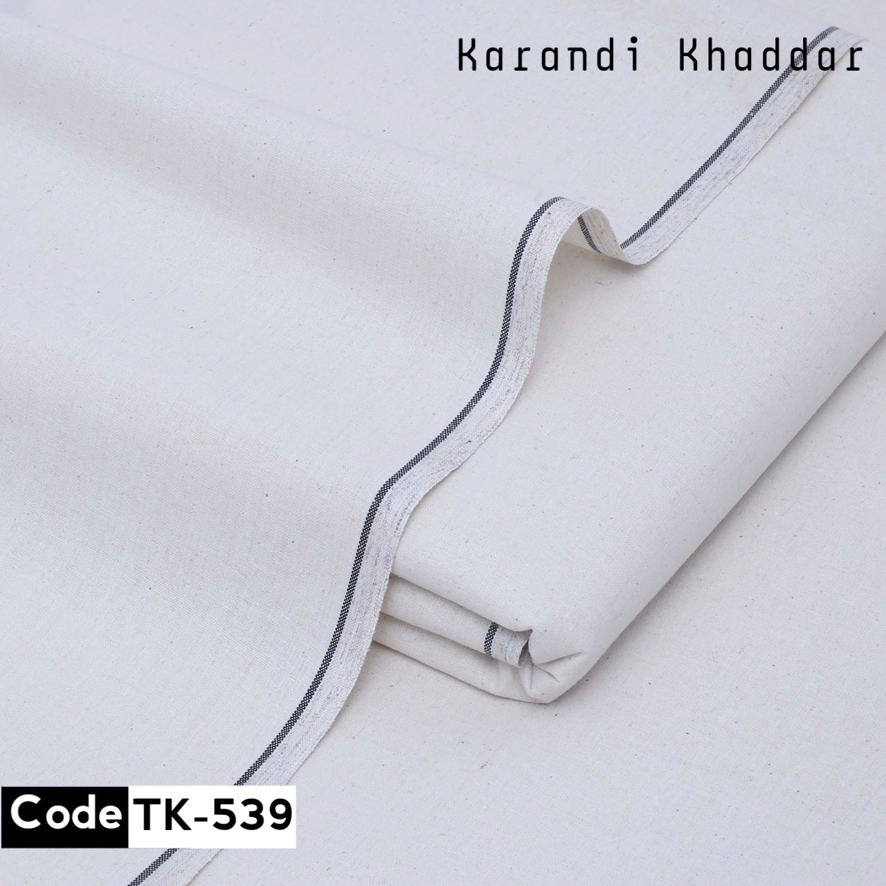 Karandi Khaddar color cream