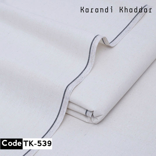 Karandi Khaddar color cream