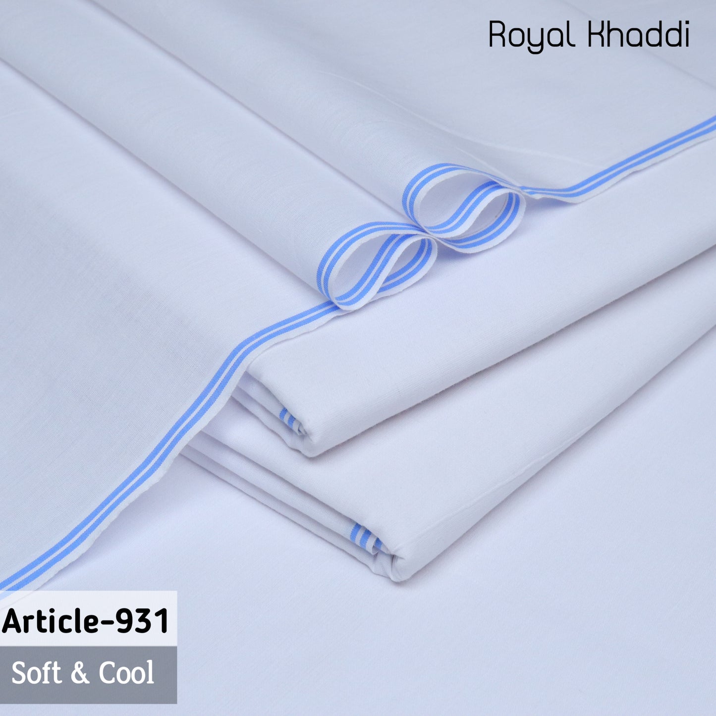 Pure White Summer Royal Khaddi-931