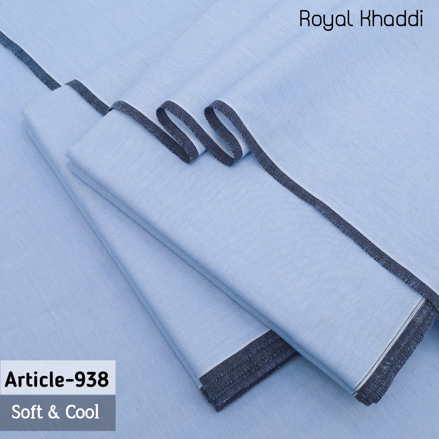 Lite Sky Blue Summer Royal Khaddi-938