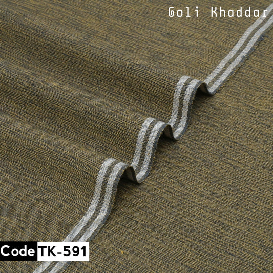 Golden-Most Premium Designer Khaddar Tk-591