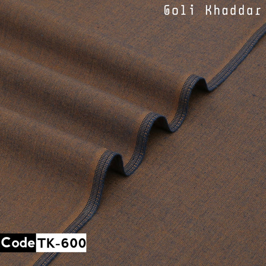 Chocolate Brown-Most Premium Goli Khaddar Tk-600